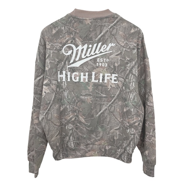 NWOT Miller High Life Camo Sweatshirt Men’s Small - Picture 3 of 9
